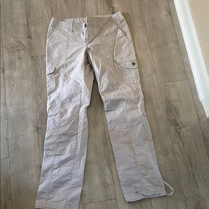 Boston Proper Women's cargo Pants - Light Gray